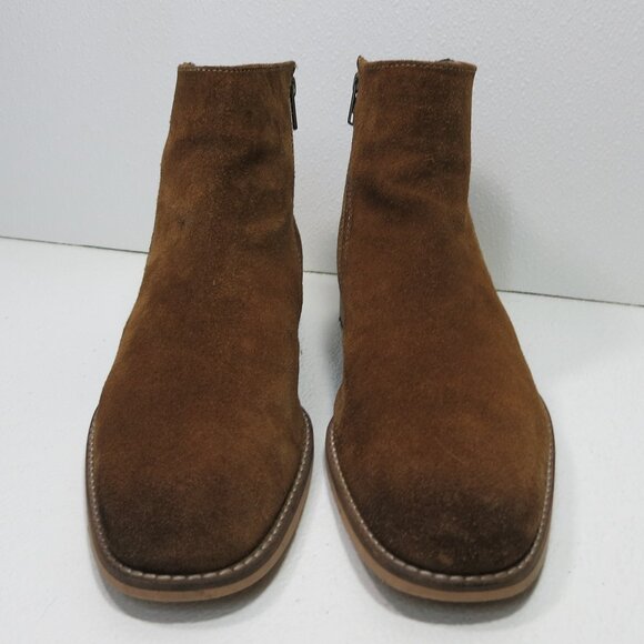 Steve Maden Lancer Suede Leather Dual Zippered Boots Men's Footwear Sz 10.5 D - Picture 2 of 7
